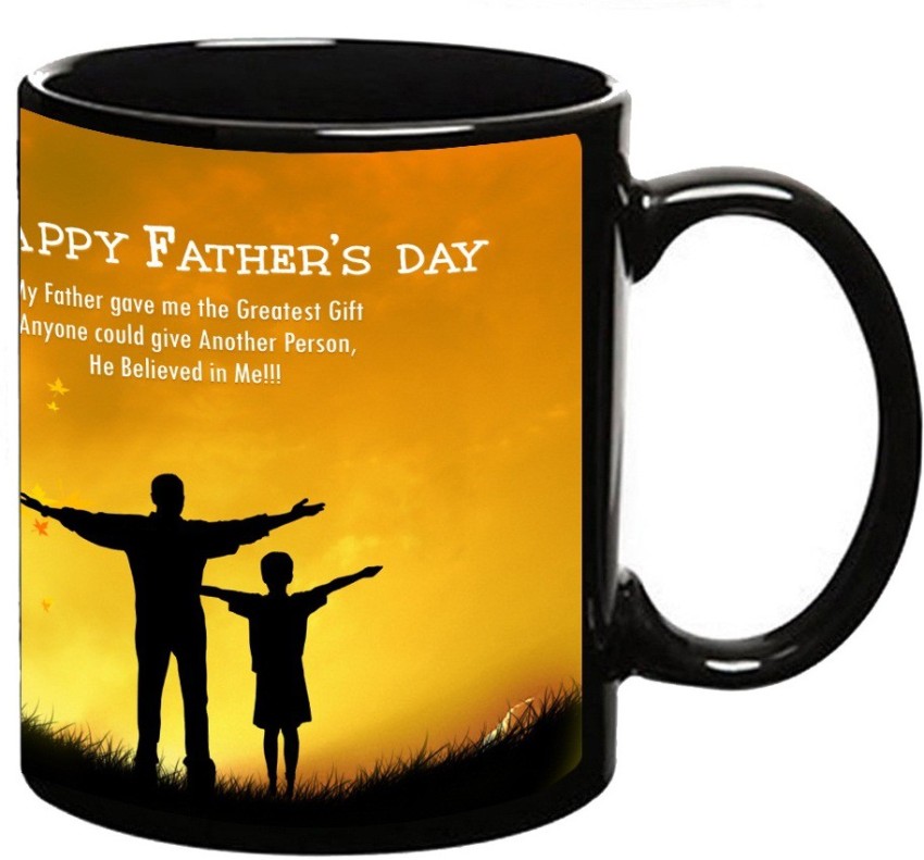 Happiness Is Being A Dad Grandpa And Great Grandpa Ceramic Mug