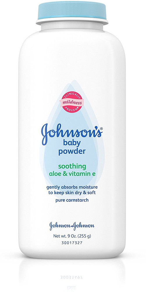 Johnson's baby powder soothing aloe & vitamin sales e