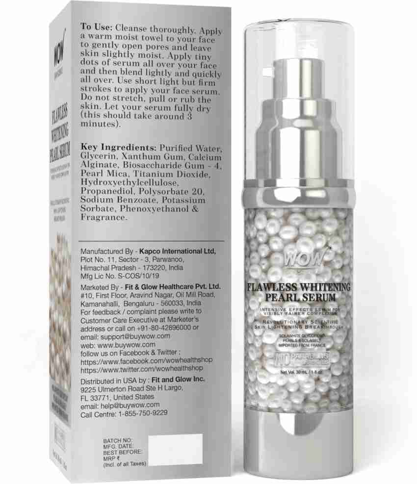 WOW SKIN SCIENCE Flawless Whitening Fairness Pearl Serum