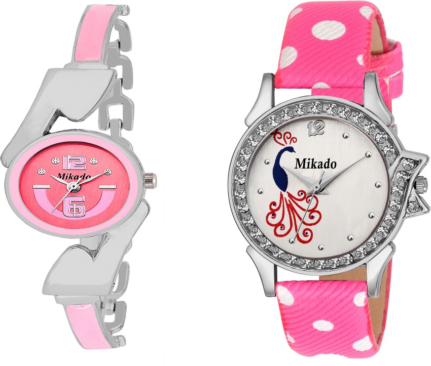 Buy Analogue Analog Pink Dial Pink Strap Watch For Girls (Anlg-811-Pink-Pink)  Online at Best Prices in India - JioMart.