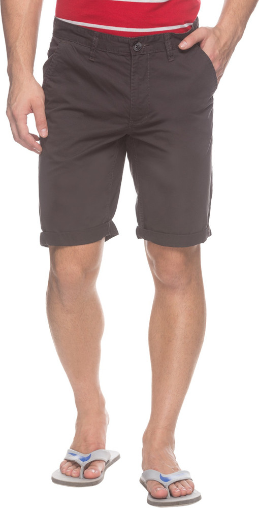 DJ C by FBB Solid Men Black Chino Shorts Buy DJ C by FBB Solid