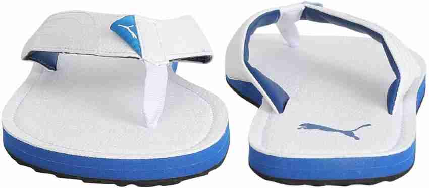 Puma hot sale white chappal