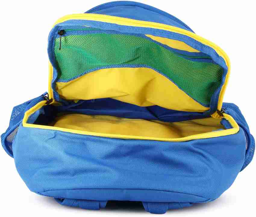 Nike blue 2025 and yellow backpack