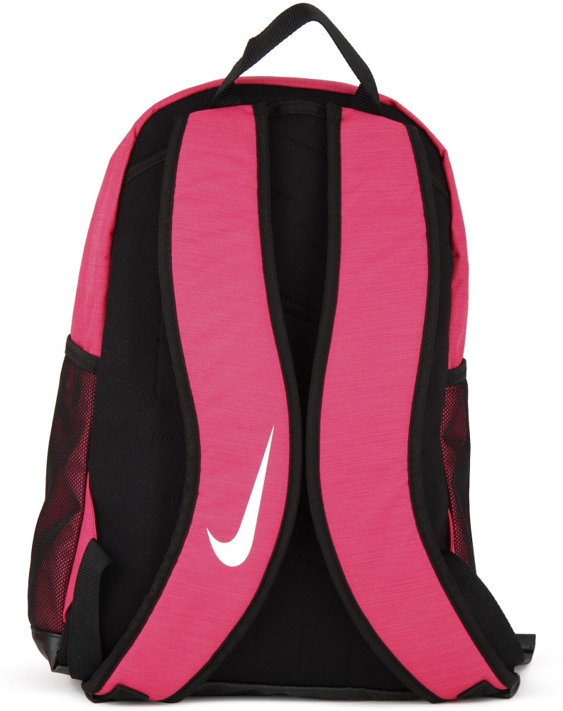 Pink and black nike bag online