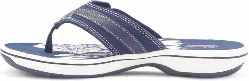 CLARKS Women Brinkley Sea Navy Slippers