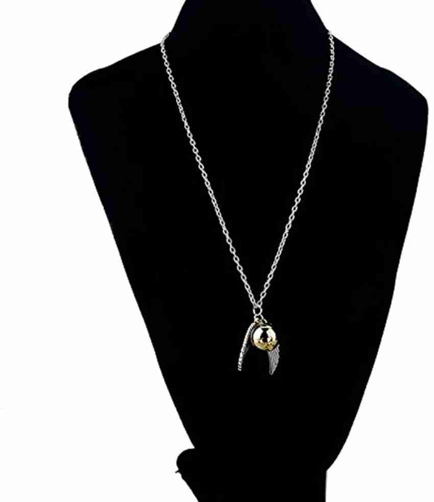 Collier Harry Potter Snitch pour femme, règle féminine, conception