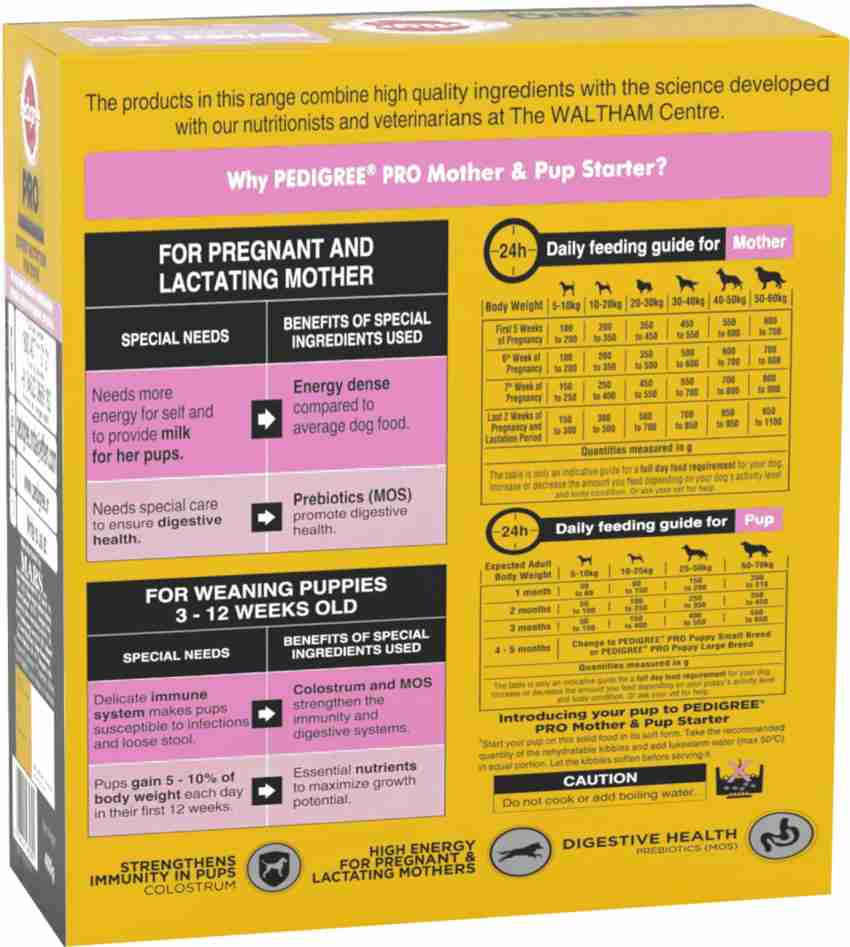 Pedigree pro hot sale ingredients