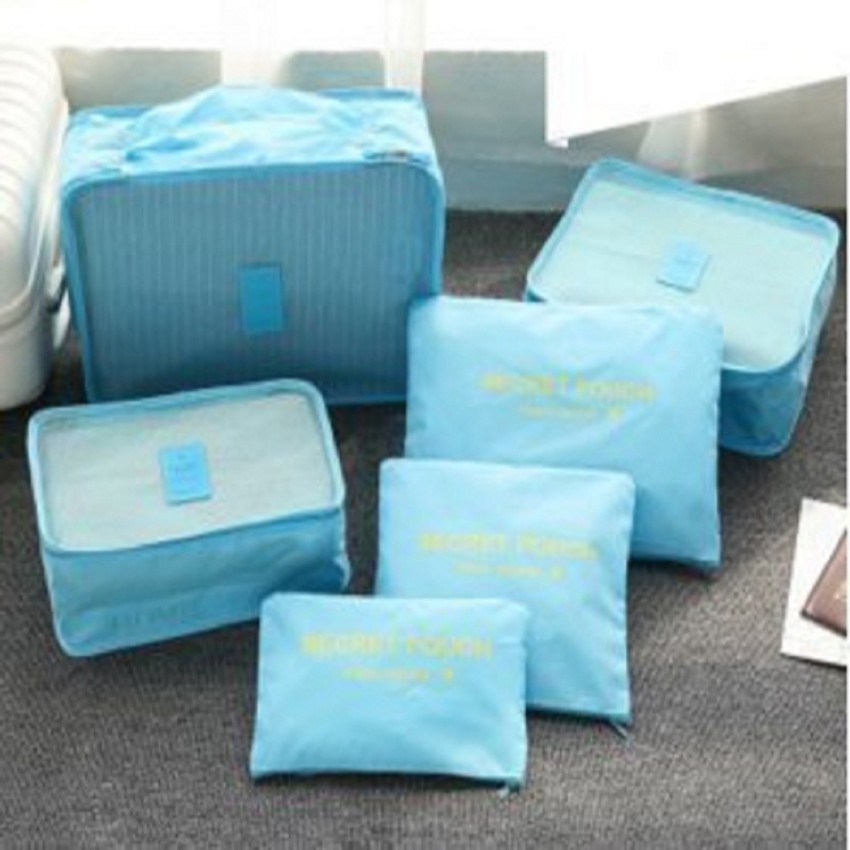 Travel Storage Bag Multiple Compartment Waterproof Travel Underwear  Organizer