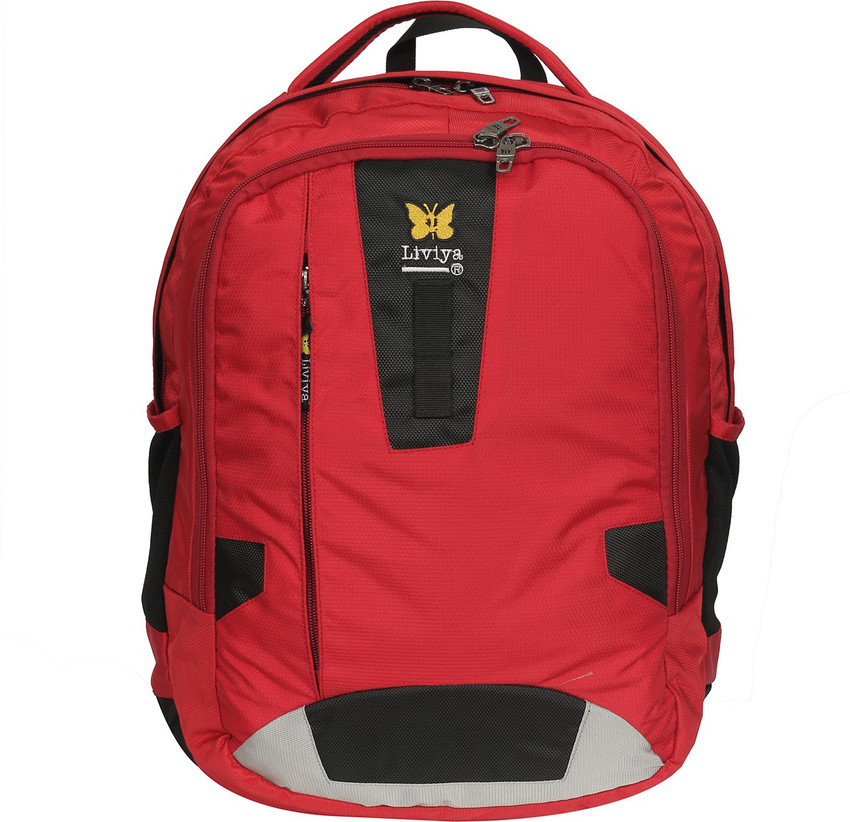 LIVIYA SB1182 37 L Backpack Red Price in India Flipkart