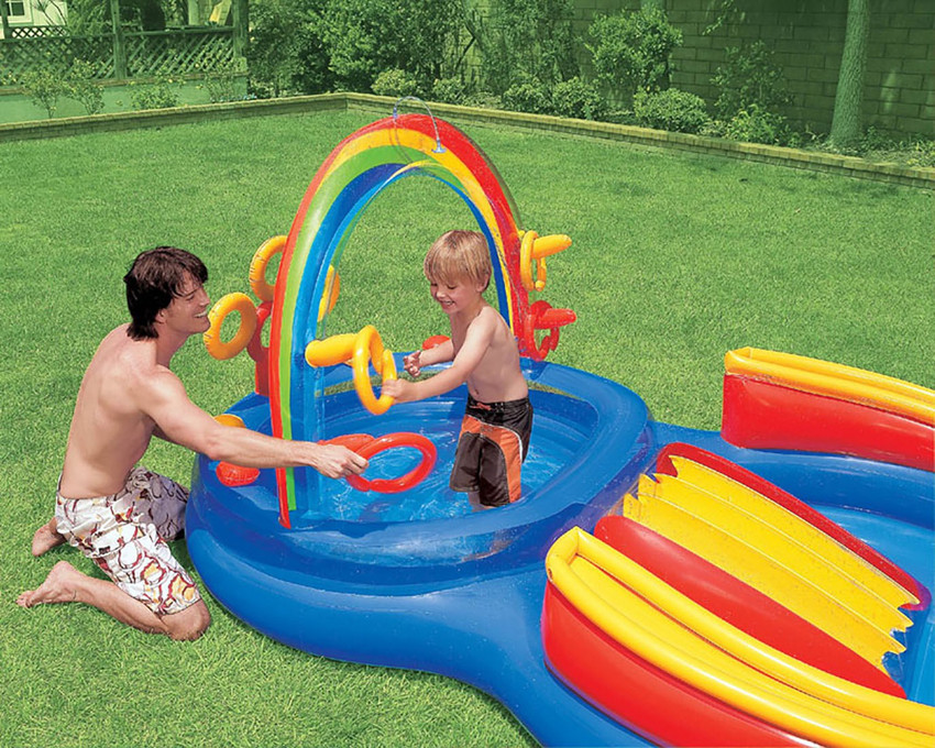 Intex rainbow ring play center new arrivals