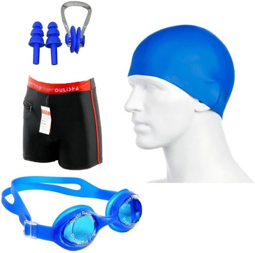 Swimming cap and goggles in flipkart on sale