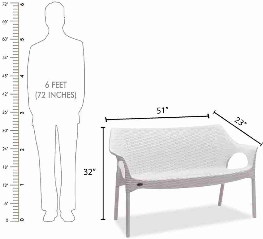 Supreme Cambridge Love 2 Seater Sofa Plastic Outdoor Chair Price
