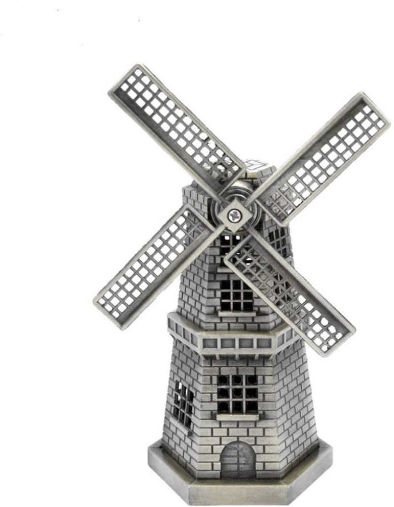 Wooden Toy Windmill, Collectible Figurine, Gift for Him, Handmade Windmill,  Office Decor, Miniature Windmill, Traditional Windmill. 