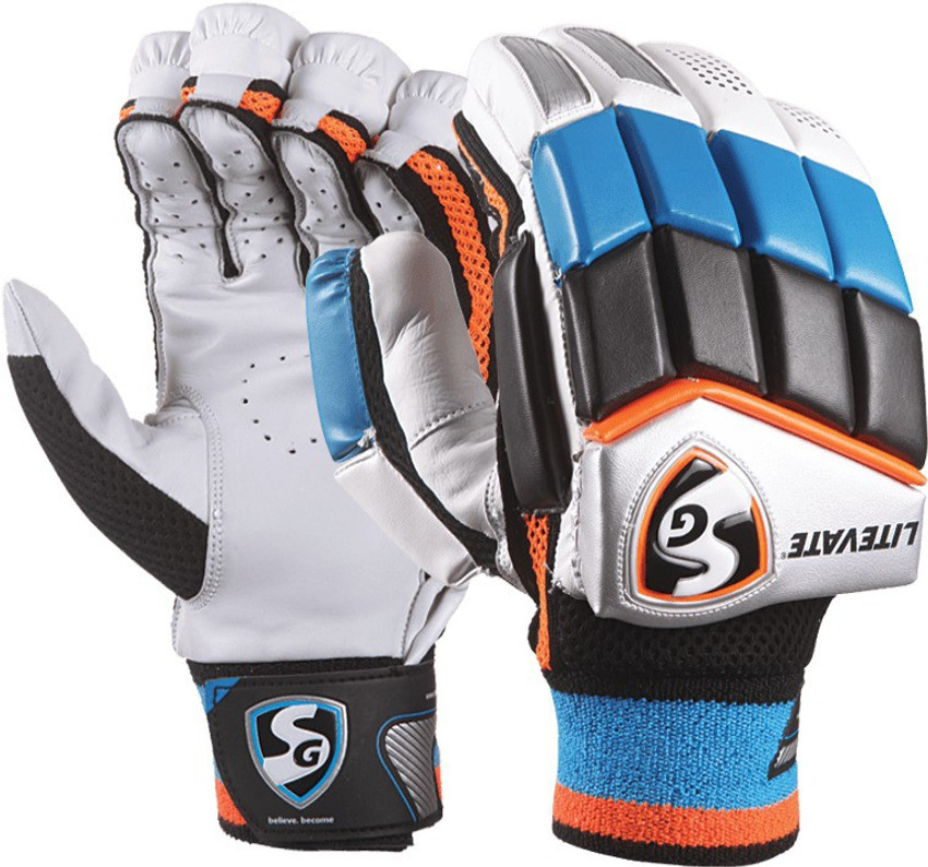 Sg left handed online batting gloves