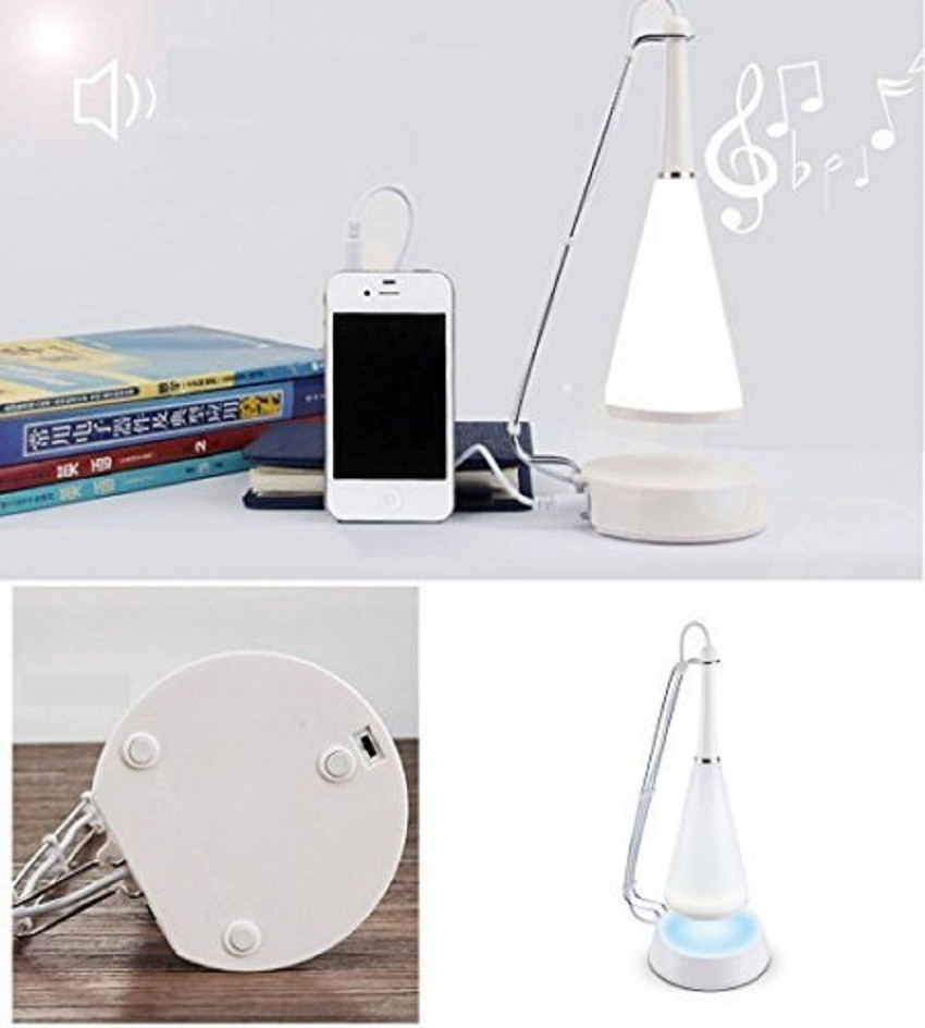 Touch sensor led table lamp with speaker on sale