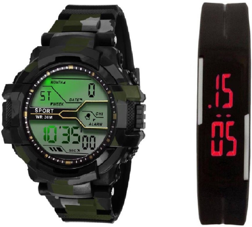 Flipkart army shop watch