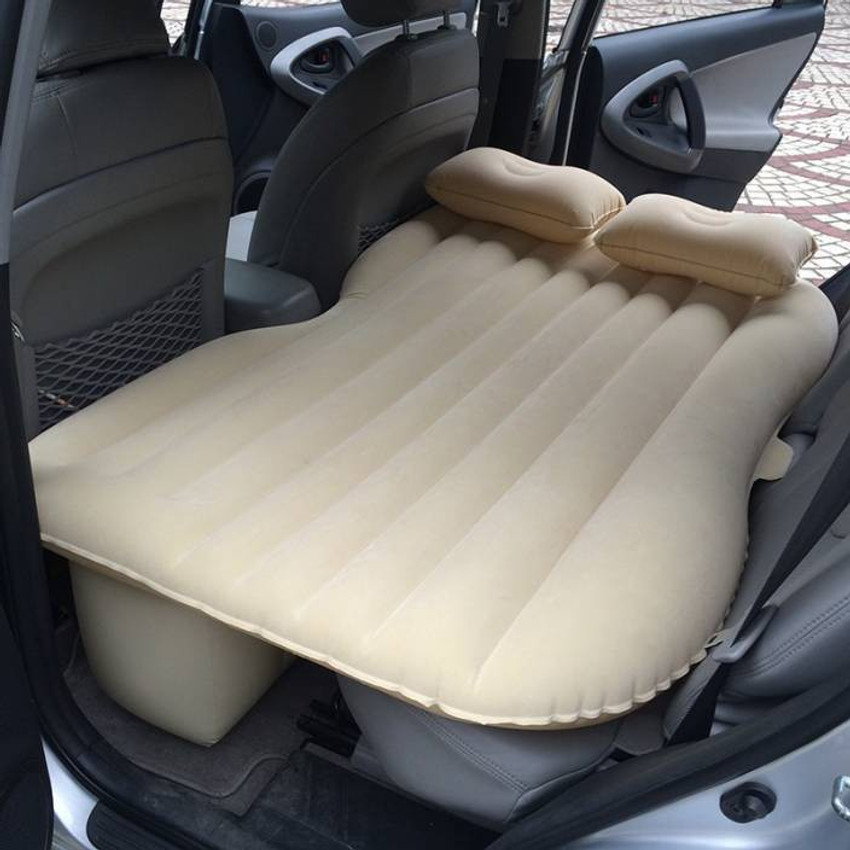 Heavy duty inflatable bed outlet