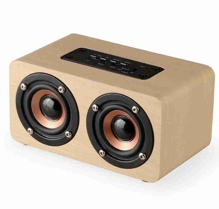 Wireless wooden speaker clearance