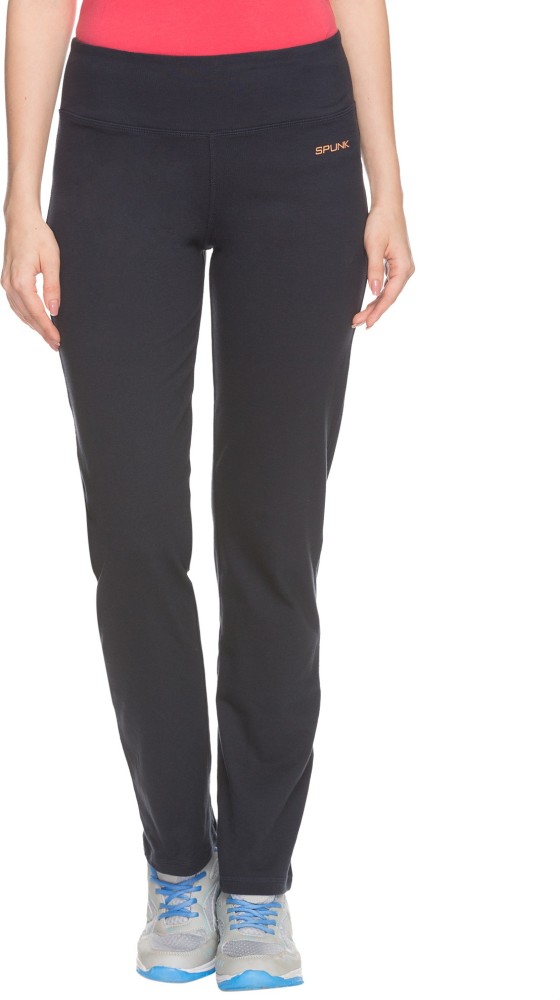 SPUNK by fbb Solid Women Blue Track Pants - Buy SPUNK by fbb Solid Women  Blue Track Pants Online at Best Prices in India