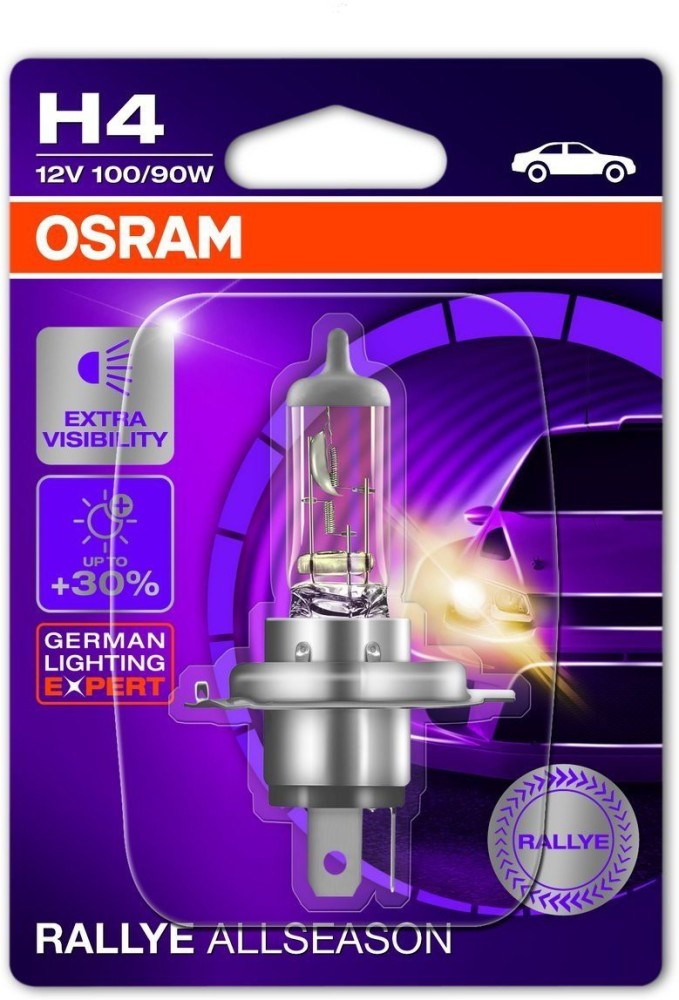 OSRAM H4 All Season 62204ALL Car Headlight Bulb (12V, 100/90W