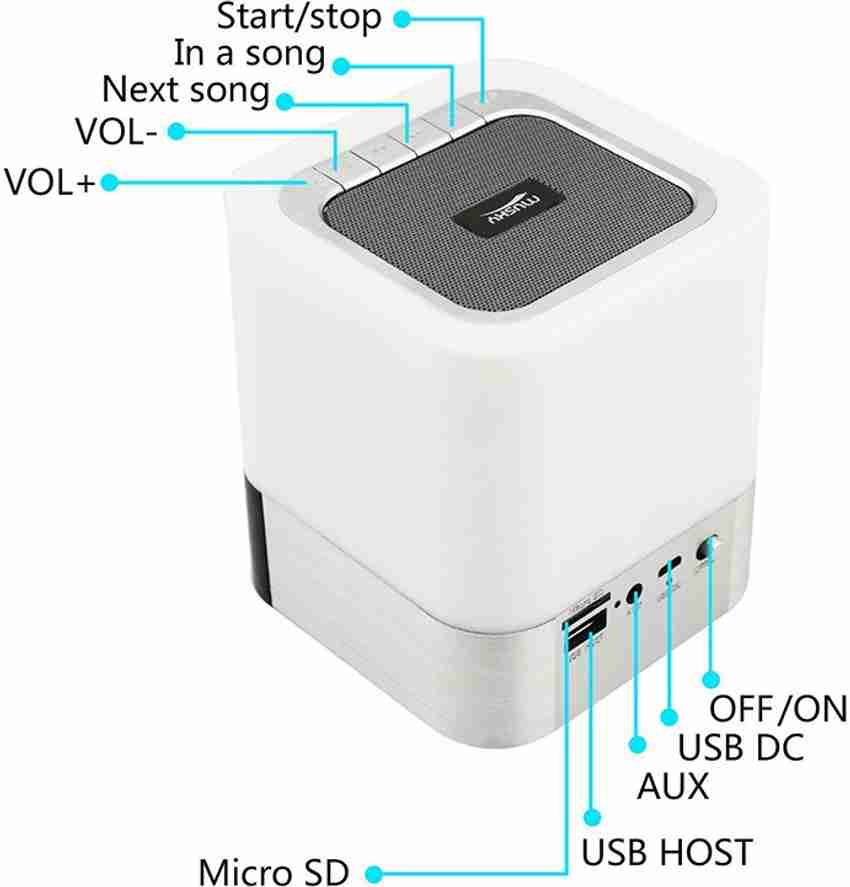 Musky bluetooth touch lamp speaker sales