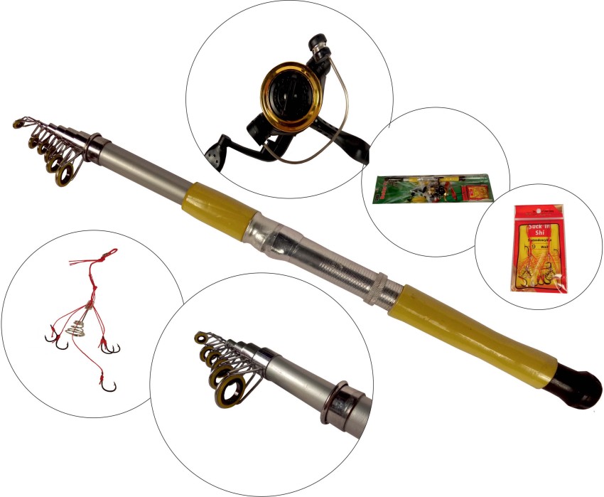 ourcollection Happy Fan 210 210-HF Yellow Fishing Rod Price in India - Buy  ourcollection Happy Fan 210 210-HF Yellow Fishing Rod online at