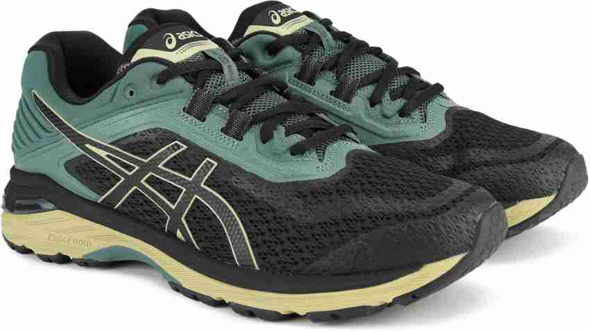 Asics GT 2000 6 TRAIL Running Shoes For Men Buy BLACK BLACK DARK FOREST Color Asics GT 2000 6 TRAIL Running Shoes For Men Online at Best Price Shop Online for Footwears in India