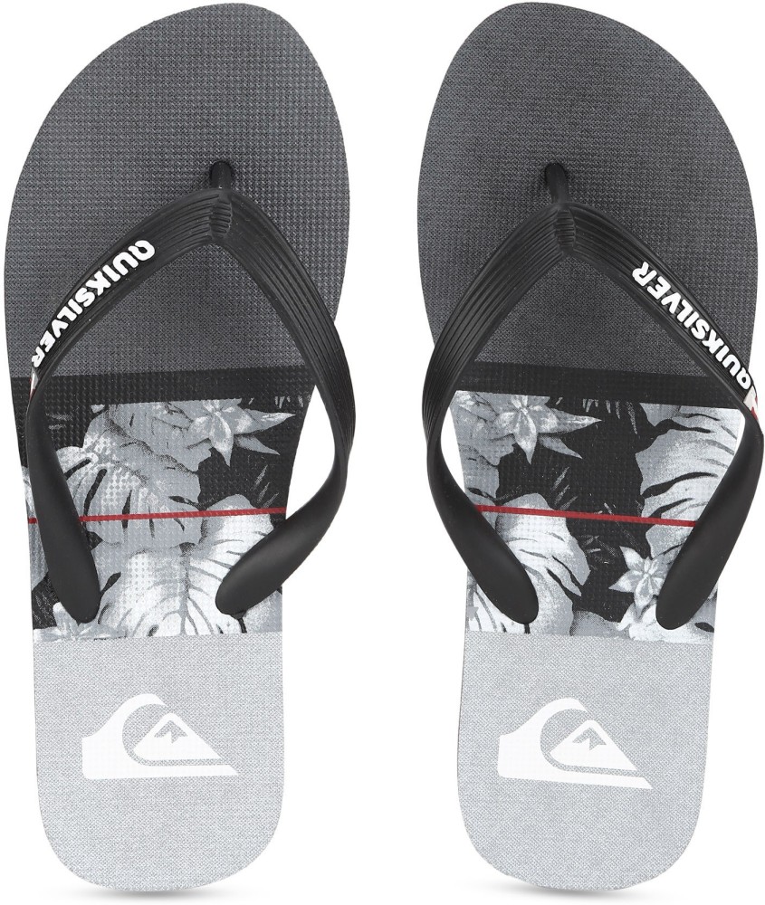 Quiksilver Men Slippers Buy BLACK GREY GREY Color Quiksilver Men