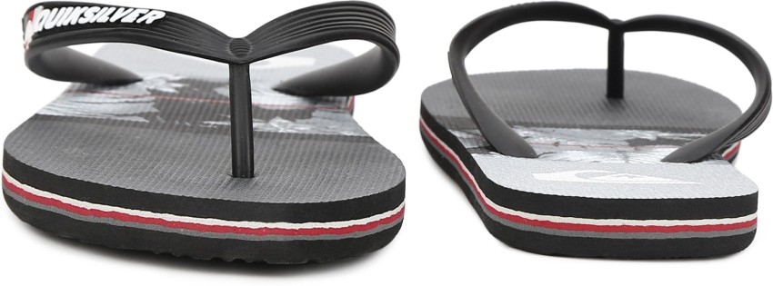 Quiksilver Men Slippers Buy BLACK GREY GREY Color Quiksilver Men