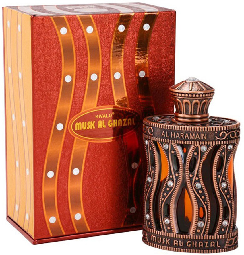 KIVALO Haramain Pure Original Musk Al Ghazal Fragrance Perfume