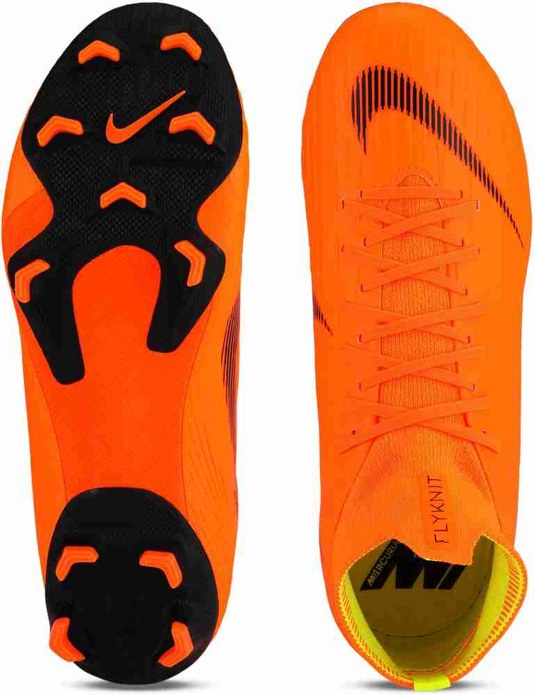 Nike mercurial superfly vi pro fg black/total orange/white clearance