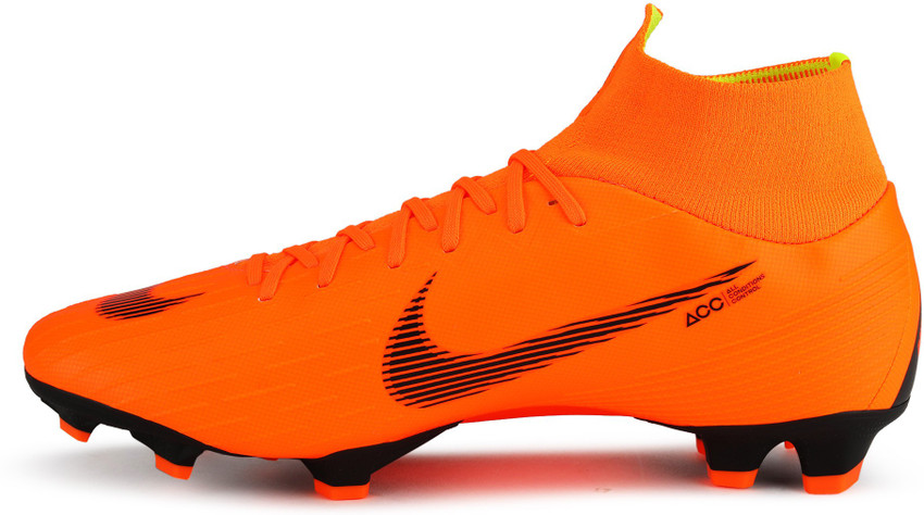 NIKE SUPERFLY 6 PRO FG Football Shoes For Men Buy TOTAL ORANGE BLACK TOTAL ORANGE VOLT Color NIKE SUPERFLY 6 PRO FG Football Shoes For Men Online at Best Price Shop Online for Footwears in India Flipk...