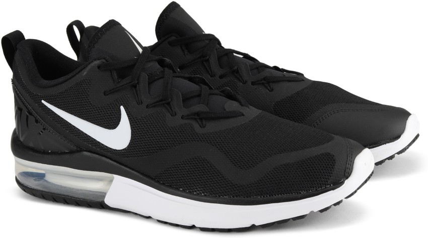 Nike air max fury black best sale and white