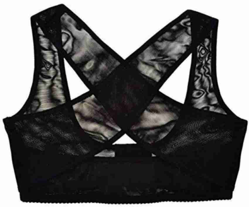 Buy Shrih Stretchable Breast Push Up Brace Bra & Back Support, Posture  Corrector, Corset Belt (XL, Black) Posture Corrector Online at Best Prices  in India - Fitness