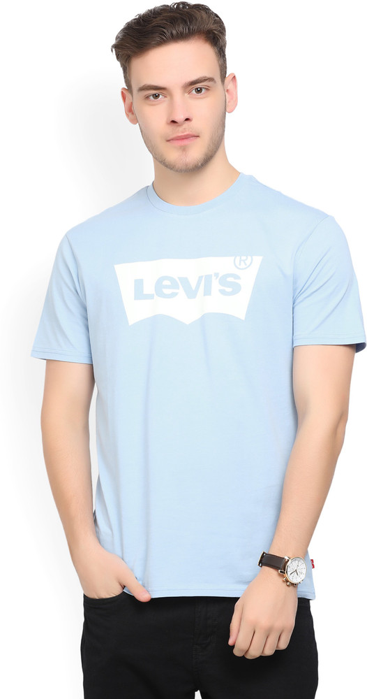 Levis light blue t shirt new arrivals