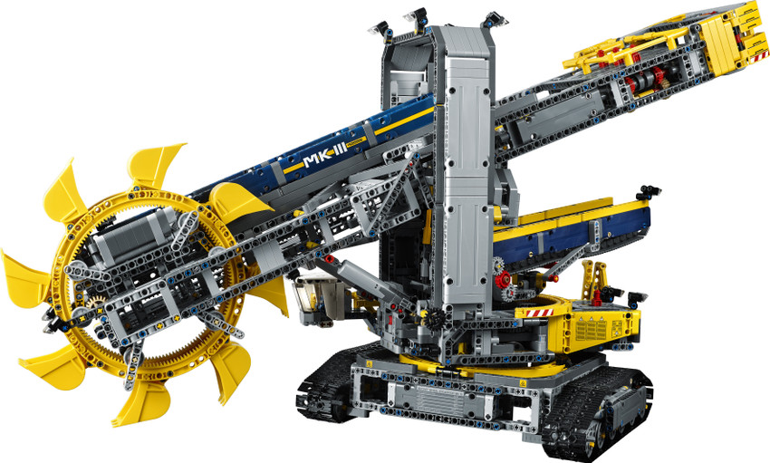 Lego bucket wheel hot sale excavator for sale