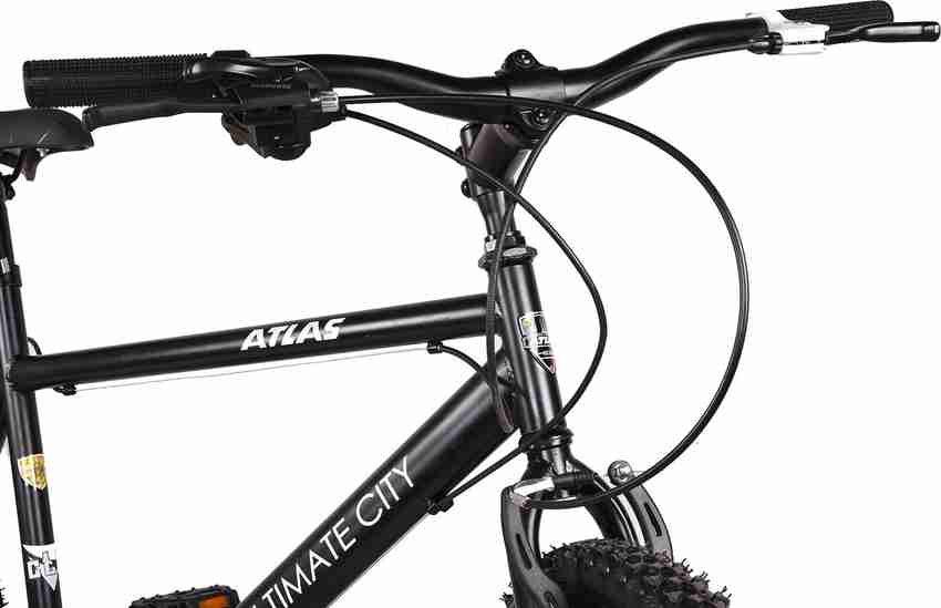 ATLAS Ultimate City Bike For Adults Black 26 T Mountain Cycle Price in India Buy ATLAS Ultimate City Bike For Adults Black 26 T Mountain Cycle online at Flipkart