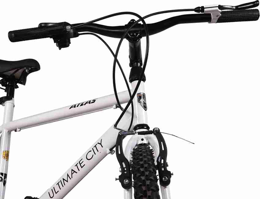 ATLAS Ultimate City Bike For Adults White 26 T Mountain Cycle Price in India Buy ATLAS Ultimate City Bike For Adults White 26 T Mountain Cycle online at Flipkart