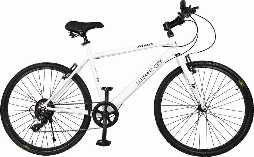 ATLAS Ultimate City Bike For Adults White 26 T Mountain Cycle Price in India Buy ATLAS Ultimate City Bike For Adults White 26 T Mountain Cycle online at Flipkart