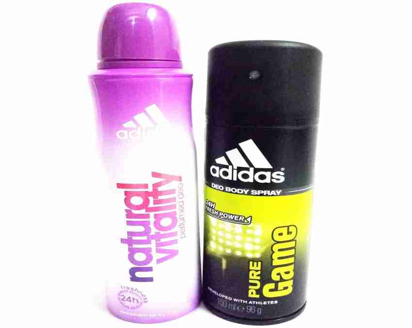 Adidas natural vitality hotsell body spray