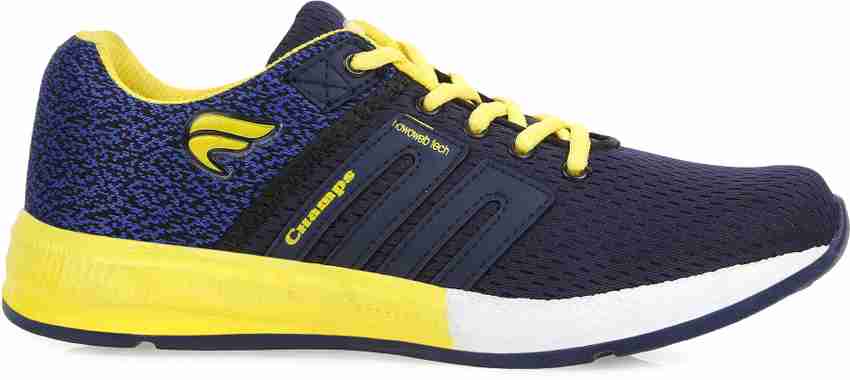 CHamps Running Shoes For Men Buy Navy Blue Yellow Color CHamps