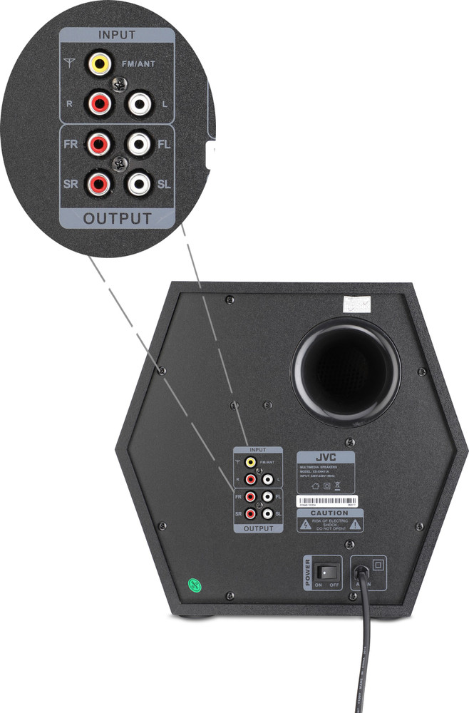 Jvc home subwoofer top