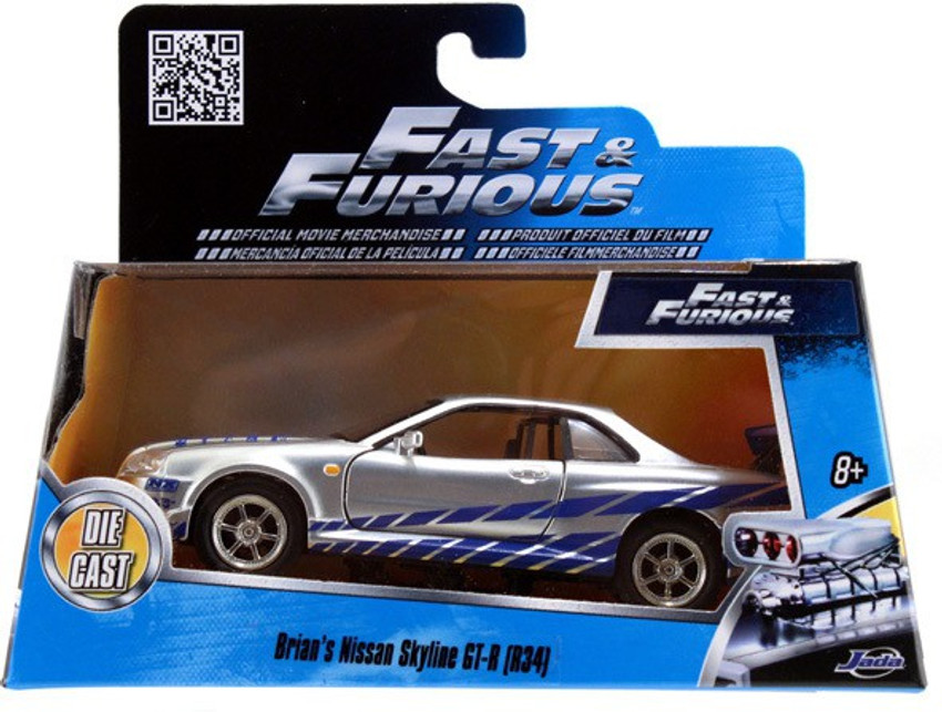  Jada Toys Fast & Furious Brian's Nissan Skyline GT-R