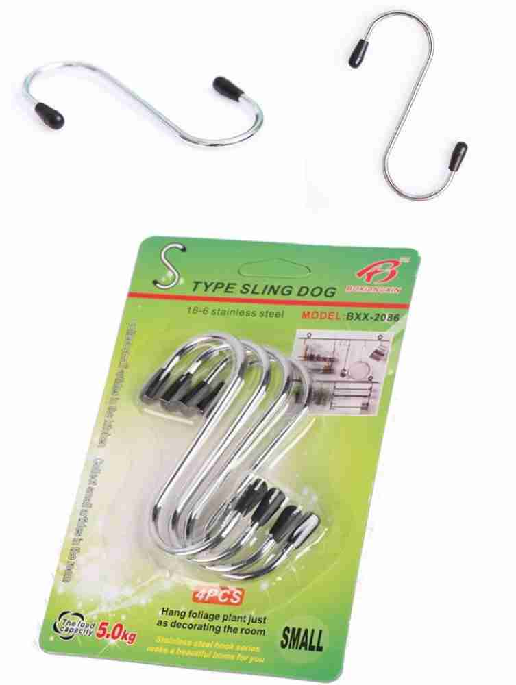 upalabdh 10 PCs Steel 3 Inch S Hooks Sling Dog Hook Kitchen Hanging Hanger  Garden Hook Hook 10 Price in India - Buy upalabdh 10 PCs Steel 3 Inch S  Hooks Sling