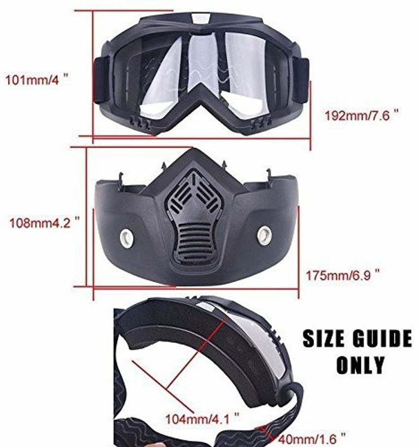 Auto Hub Protective Bike Riding Face Mask Face Shield Motorcycle