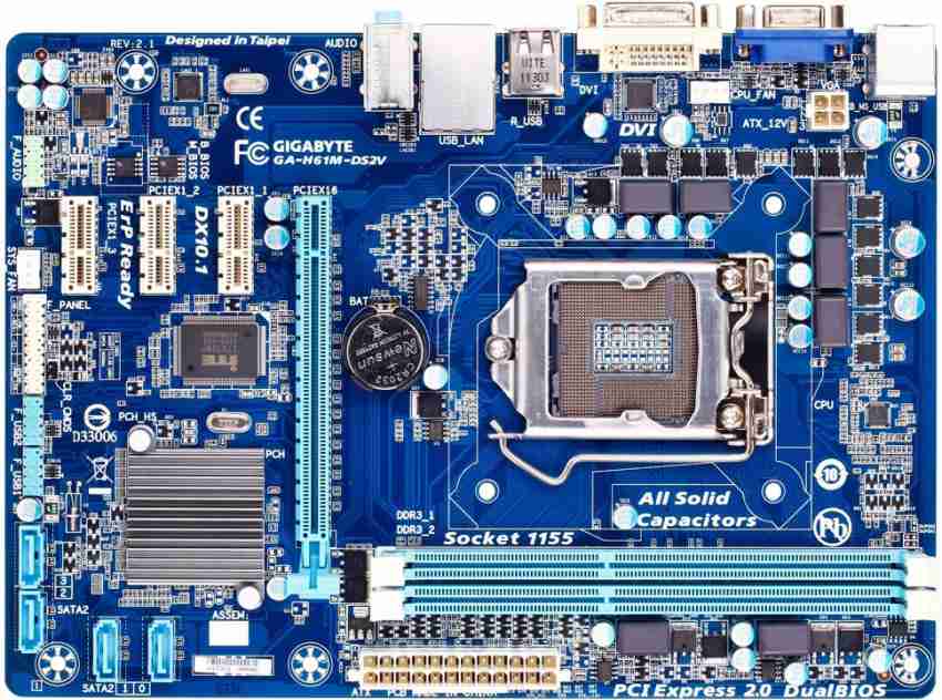 Gigabyte h61 motherboard supported on sale processor