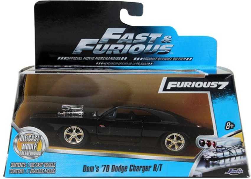 Jada Toys Fast & Furious 1: 32 1970 Dodge Charger (Sreet) - Black - Metal  Die Cast - Fast & Furious 1: 32 1970 Dodge Charger (Sreet) - Black - Metal  Die