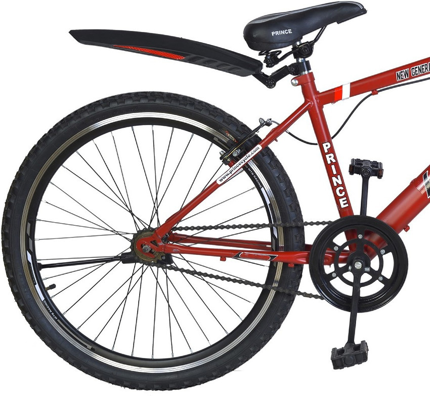 Mustang Prince Toff Bike For Adults Red Black 26 T Mountain Cycle