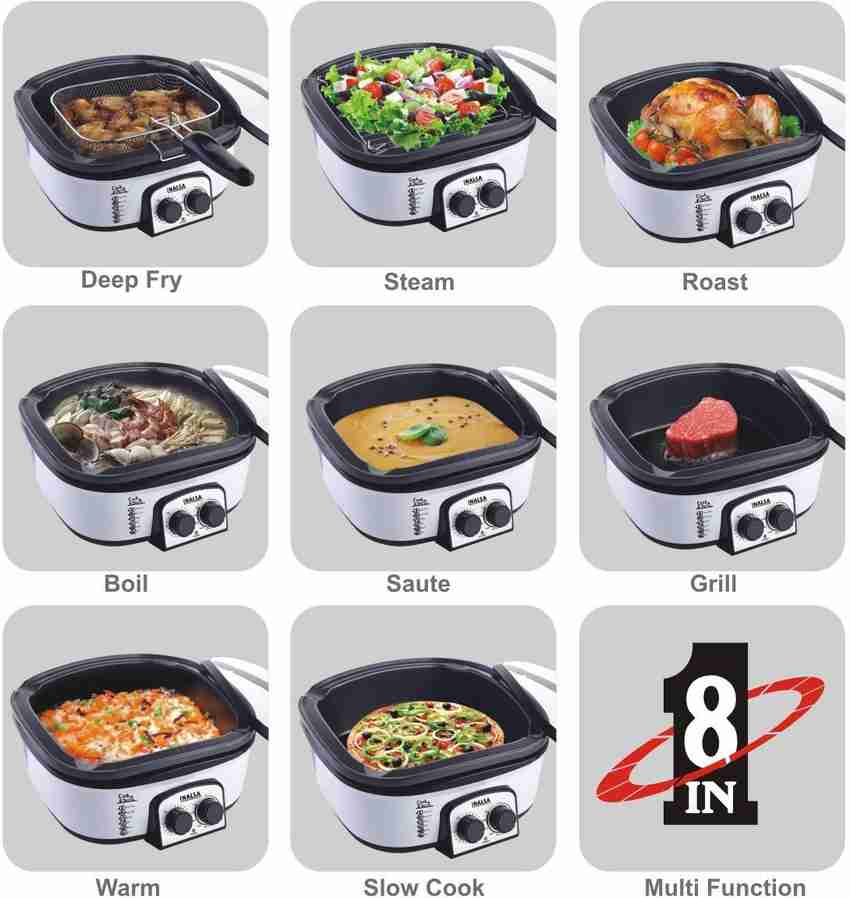 Inalsa Cook and Serve 1400 Watt Multi Cooker 5 L Electric Deep