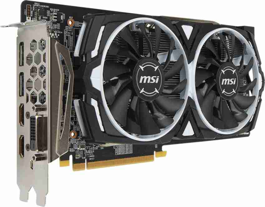 MSI AMD/ATI RX 580 8GB DUAL FAN 8 GB GDDR5 Graphics Card - MSI :  Flipkart.com